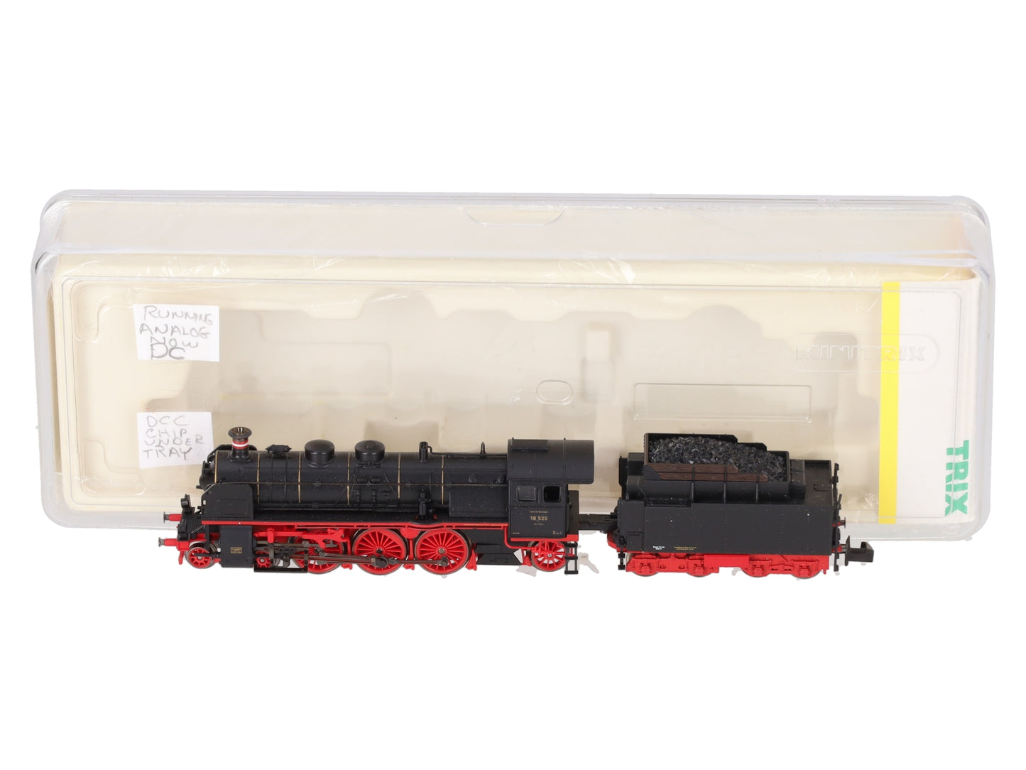 Trix 12312 N DR Class BR 18.5 Steam Locomotive & Tender #18525 EX/Box