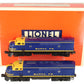 Lionel 6-18117 O Gauge Santa Fe Blue/Yellow F3 AA Diesel Set EX/Box