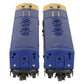 Lionel 6-18117 O Gauge Santa Fe Blue/Yellow F3 AA Diesel Set EX/Box