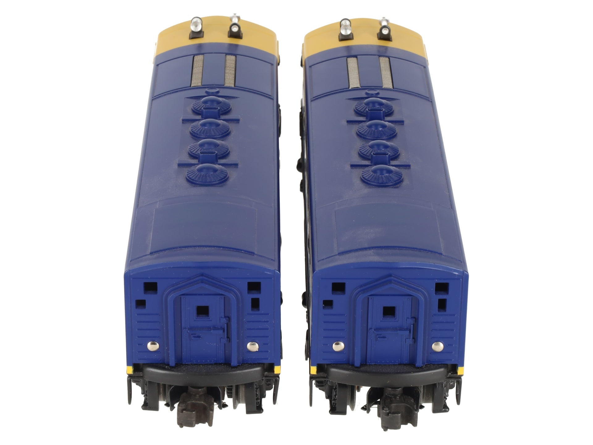 Lionel 6-18117 O Gauge Santa Fe Blue/Yellow F3 AA Diesel Set EX/Box
