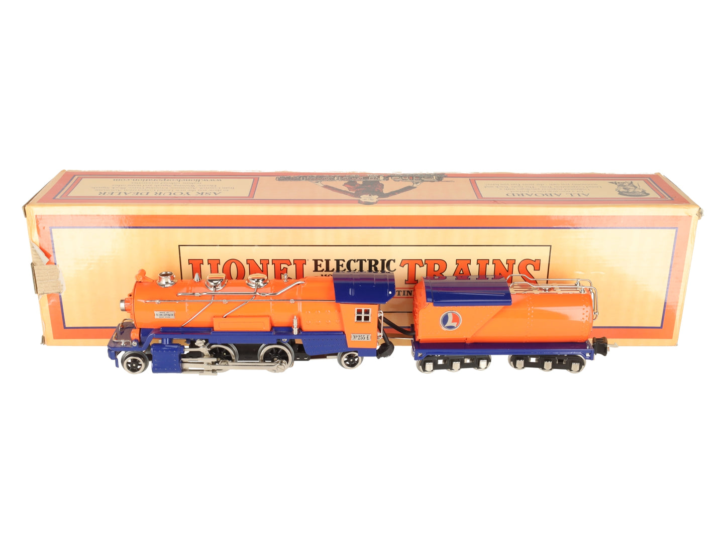 Lionel 11-6014-1 O Gauge Steam Locomotive & Tender w/PS2 #255E EX/Box