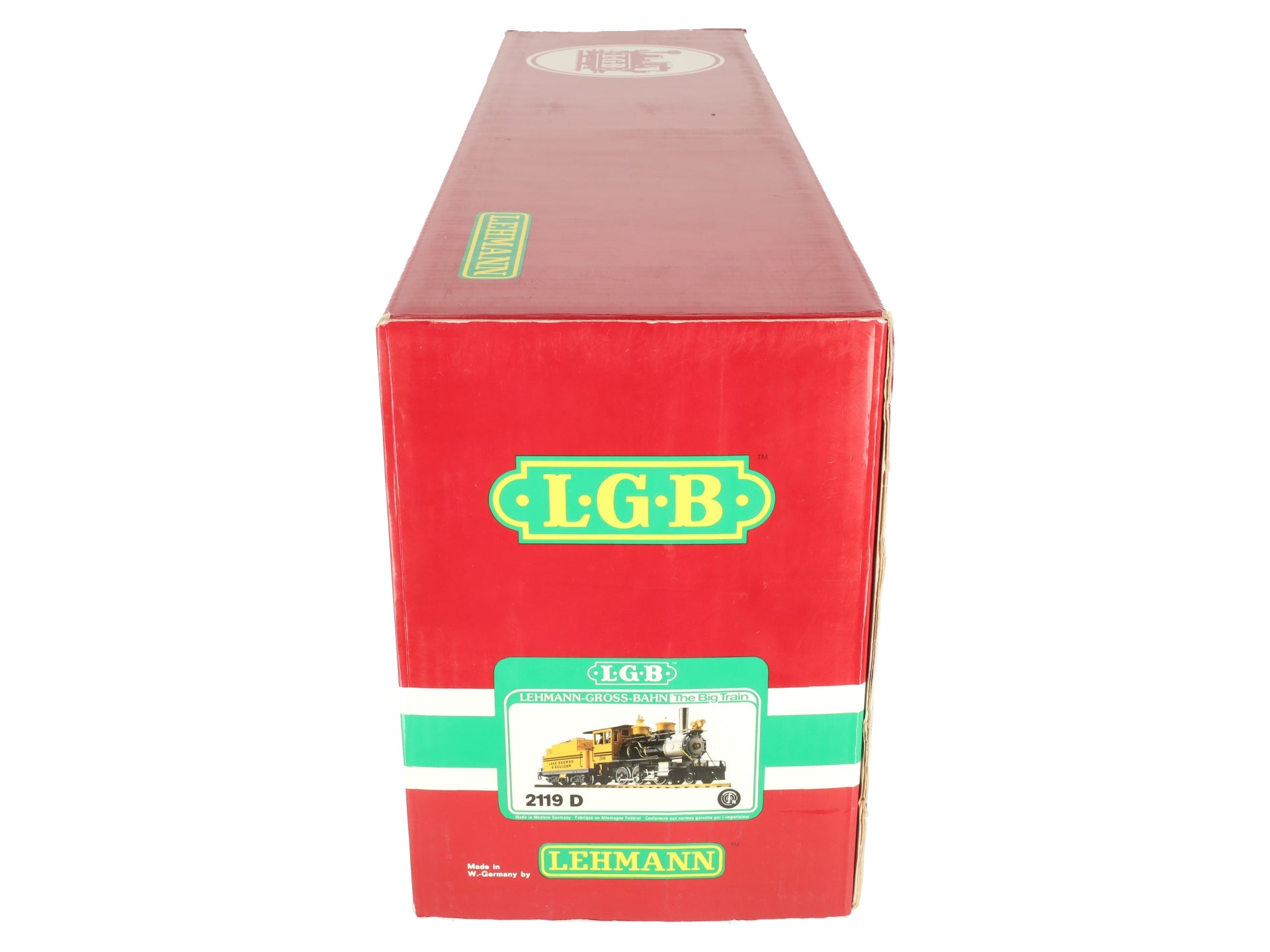 LGB 2119D G Lake George and Boulder 2-6-0 Mogul Steam Locomotive & Tender #2119 EX/Box
