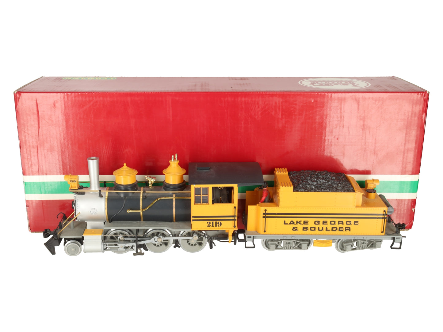 LGB 2119D G Lake George and Boulder 2-6-0 Mogul Steam Locomotive & Tender #2119 EX/Box