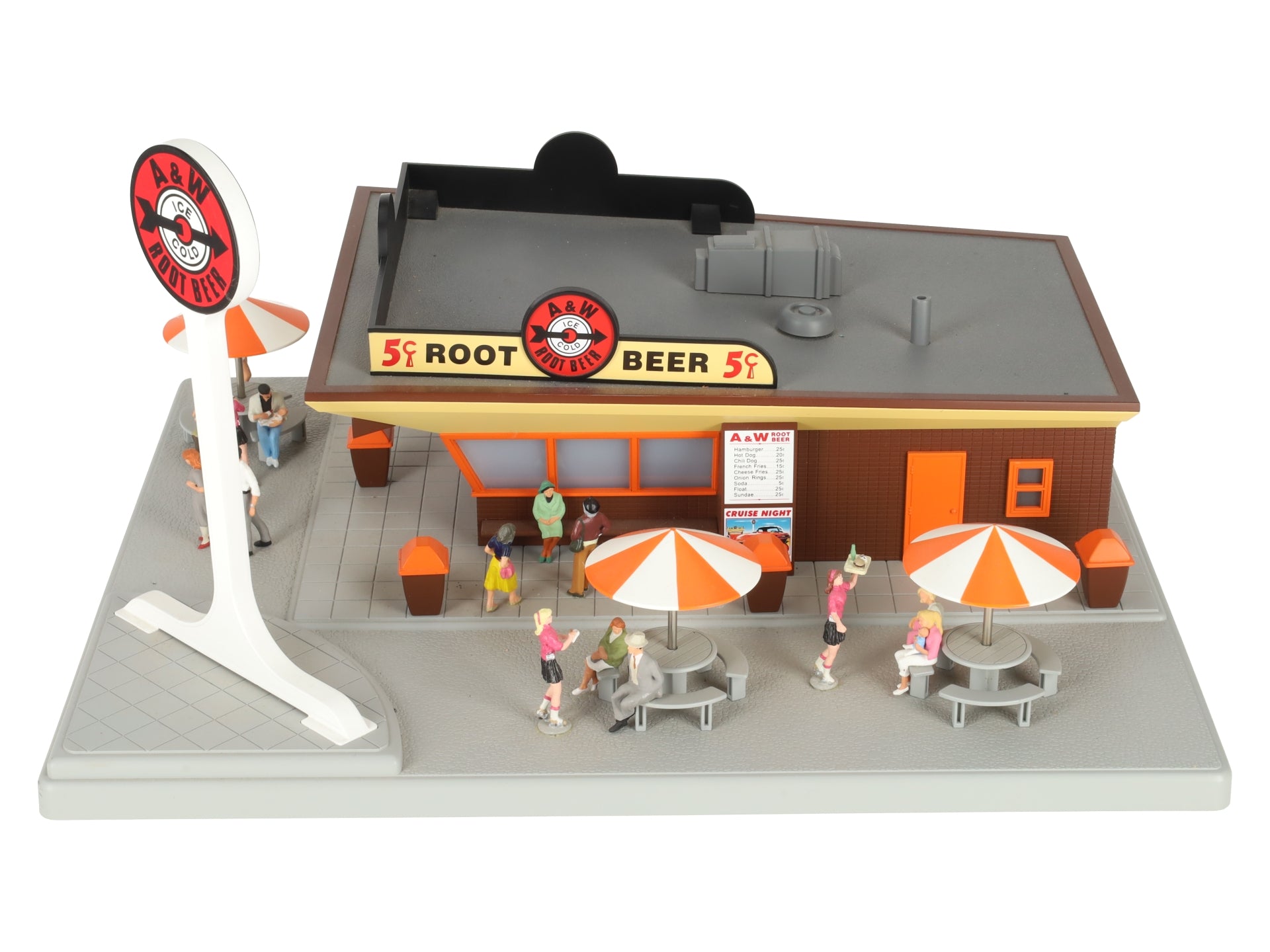 MTH 30-9068 A&W Rootbeer Restaurant Stand EX