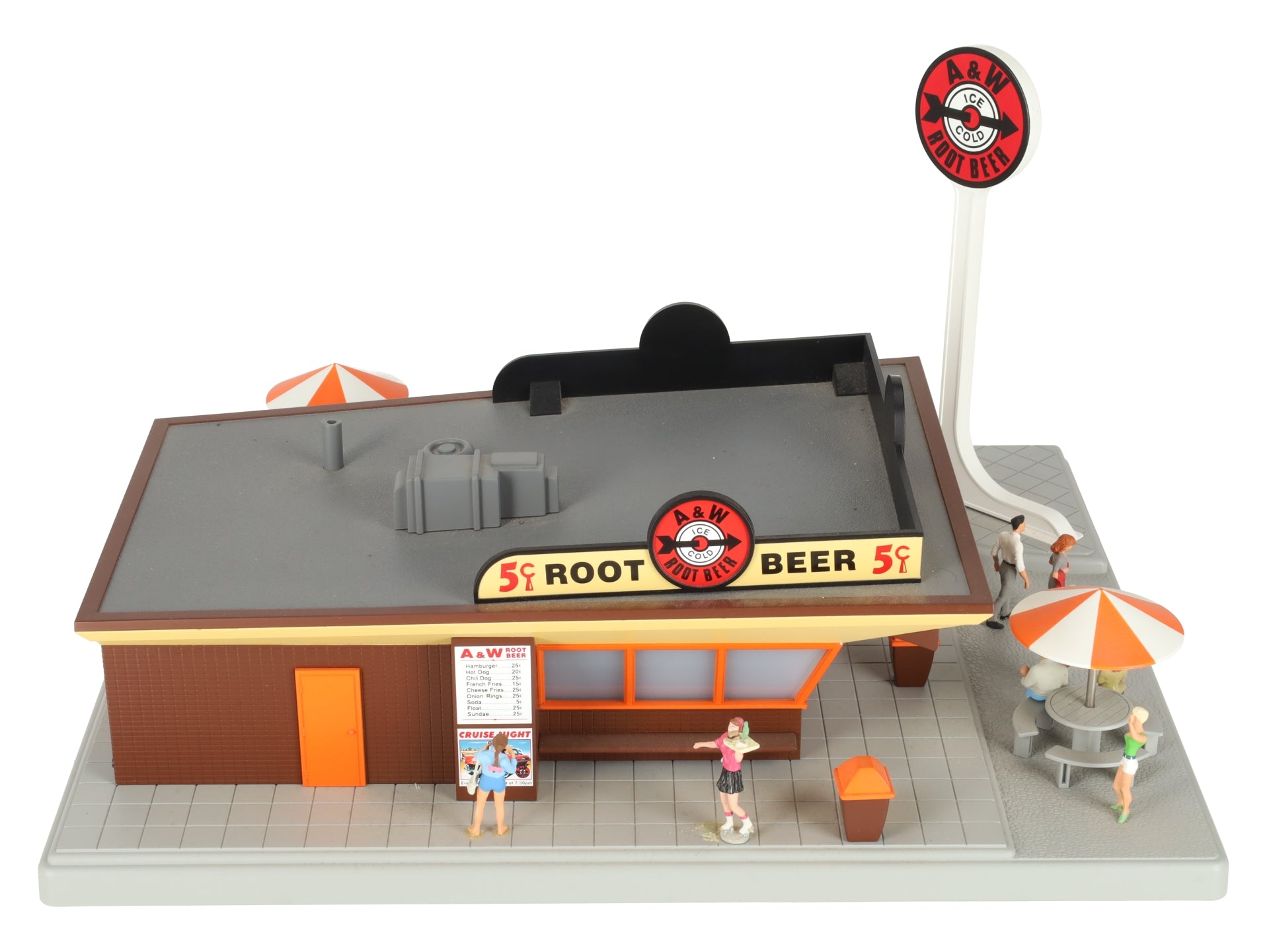 MTH 30-9068 A&W Rootbeer Restaurant Stand EX