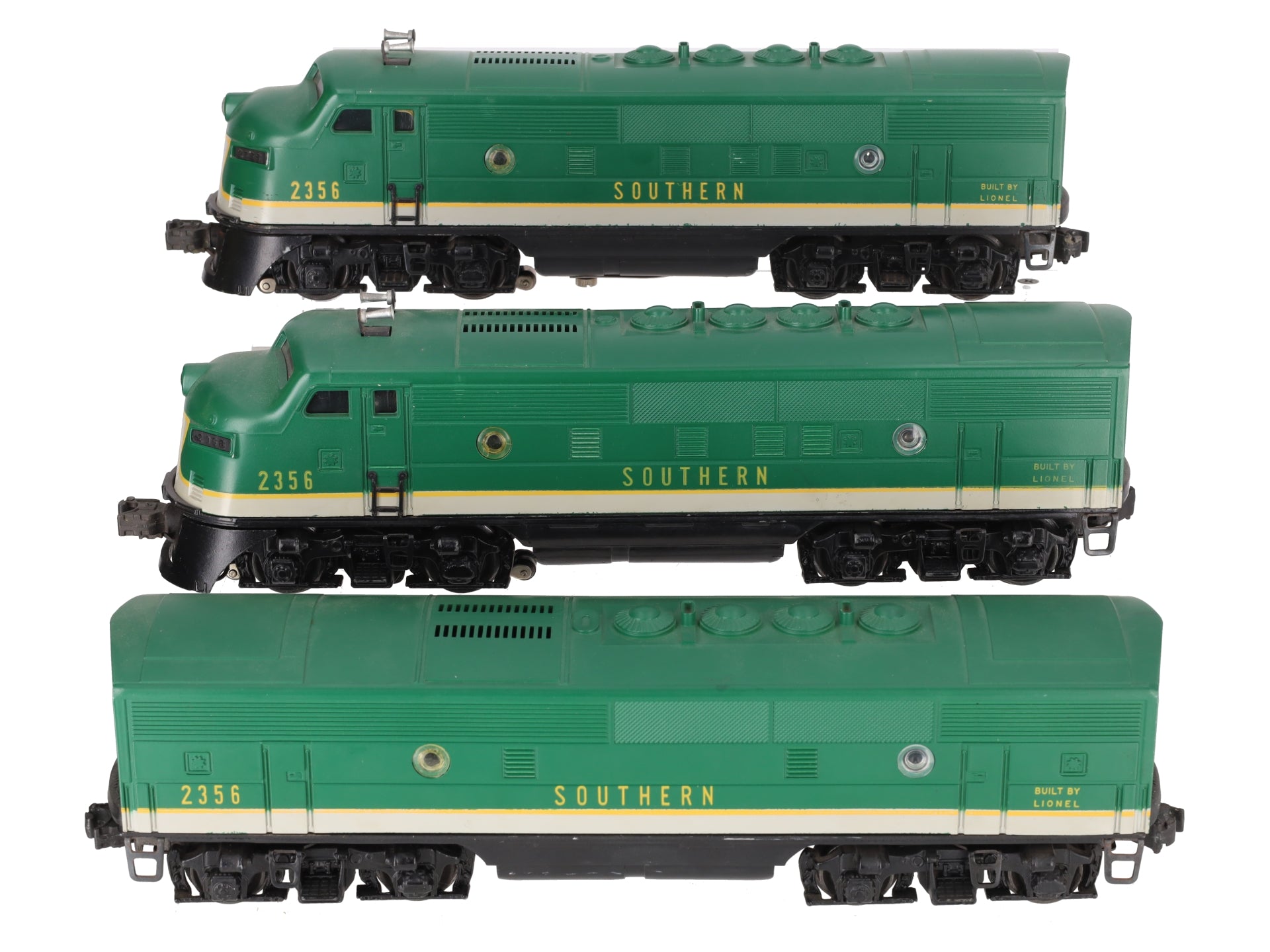 Lionel 2356 Vintage O Southern F-3 ABA Diesel Locomotives EX