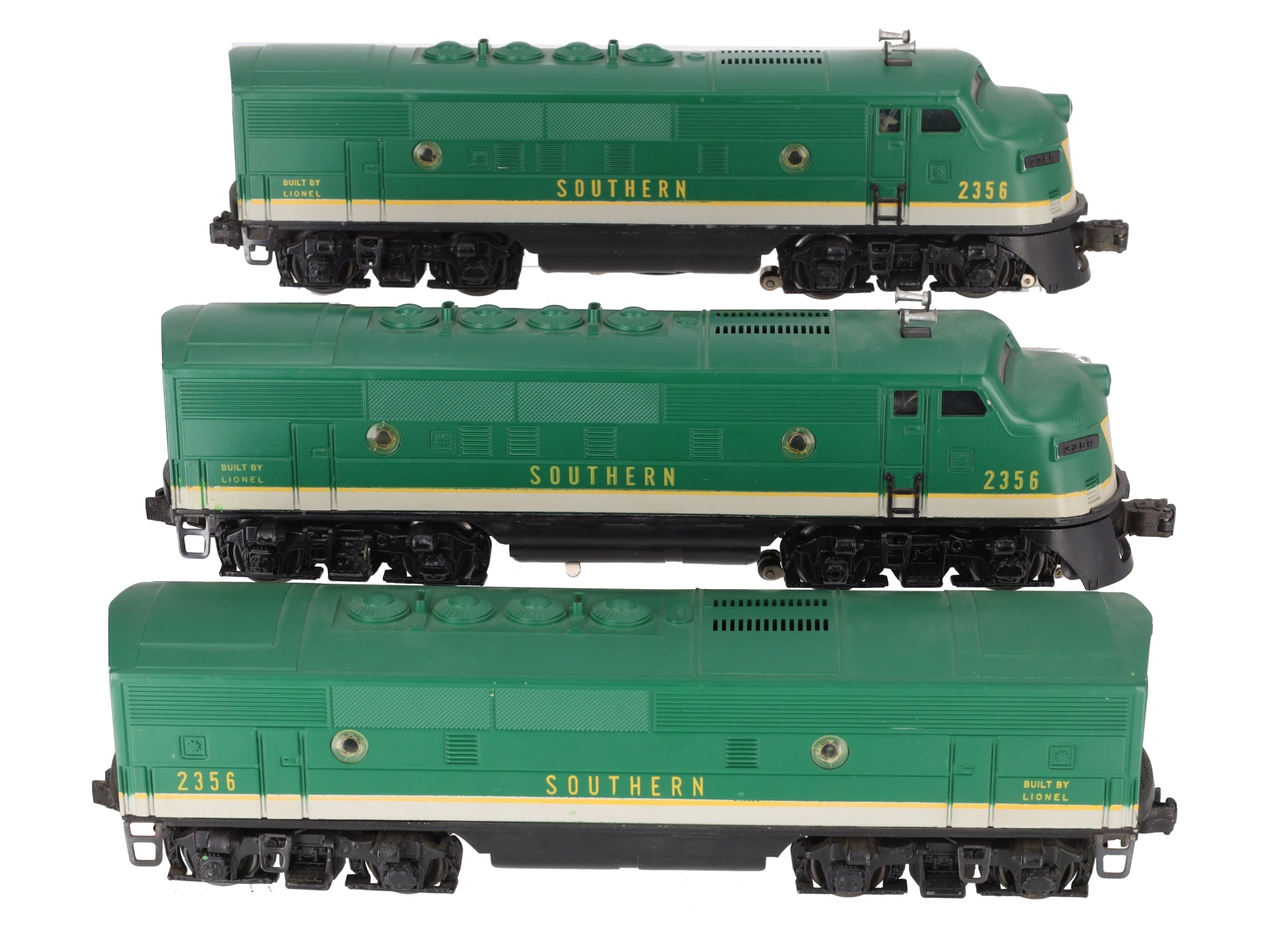 Lionel 2356 Vintage O Southern F-3 ABA Diesel Locomotives EX
