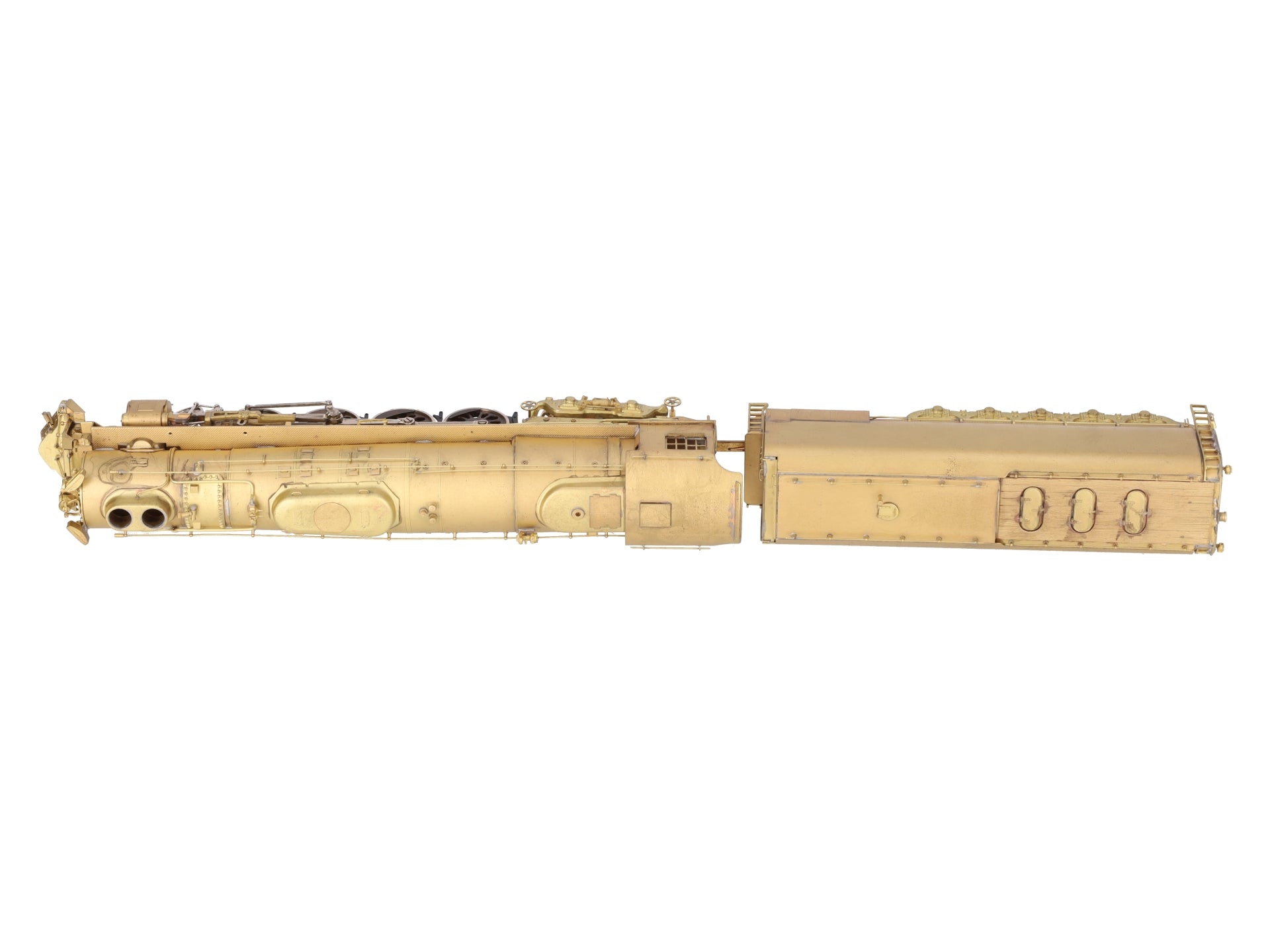 Katsumi HO BRASS Union Pacific FEF-3 4-8-4 Steam Locomotive & Tender- Unpainted EX/Box