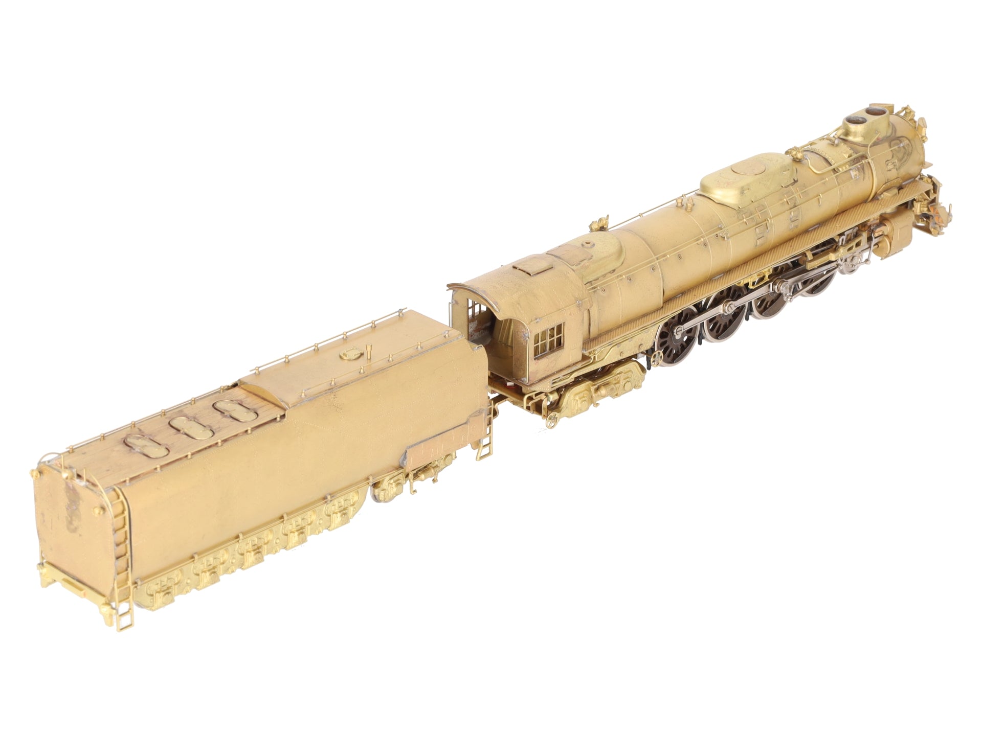 Katsumi HO BRASS Union Pacific FEF-3 4-8-4 Steam Locomotive & Tender- Unpainted EX/Box
