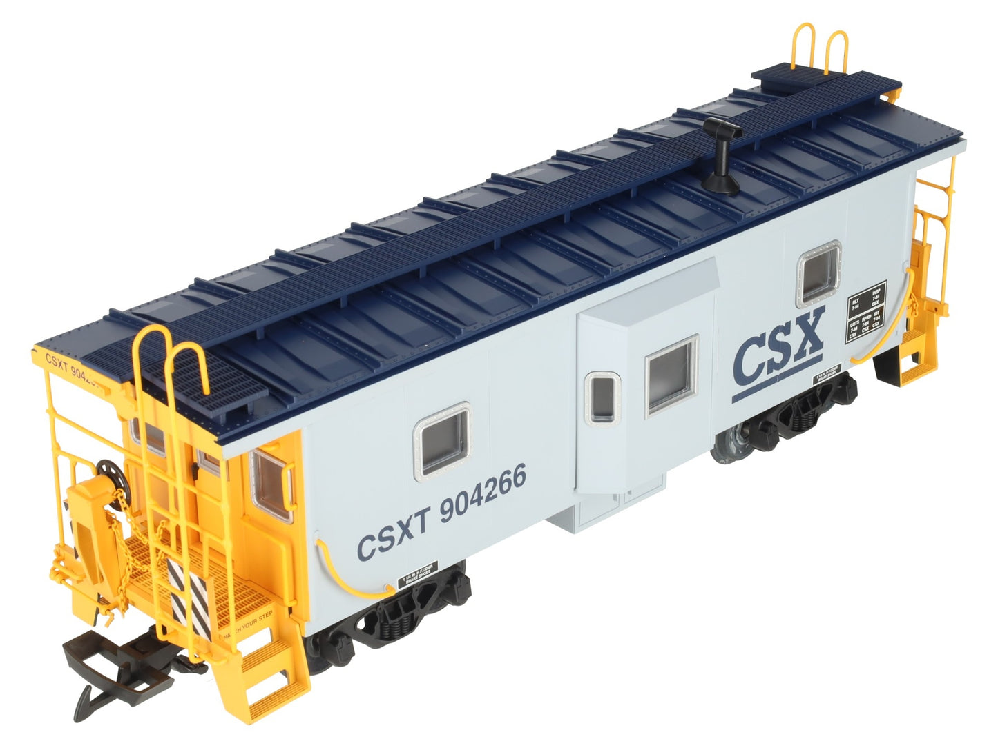 USA Trains 12063 G Scale CSX Lighted Bay Window Caboose #904266 EX/Box