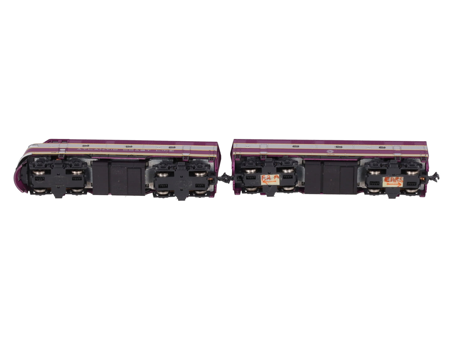Kato 106-0201 N Scale Atlantic Coast Line F2 A/B Diesel Set #329, 335B