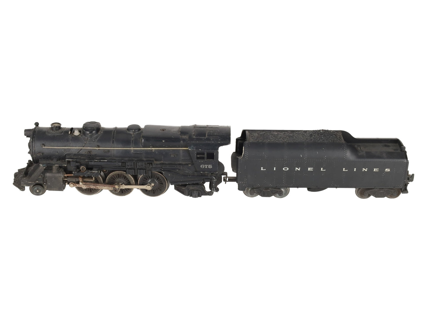 Lionel 675 Vintage O 2-6-4 K4 Pacific Diecast Steam Loco with 2046W Tender VG