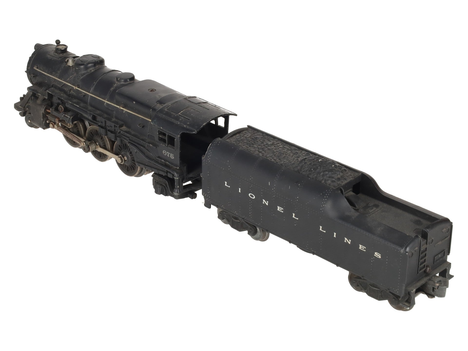 Lionel 675 Vintage O 2-6-4 K4 Pacific Diecast Steam Loco with 2046W Tender VG