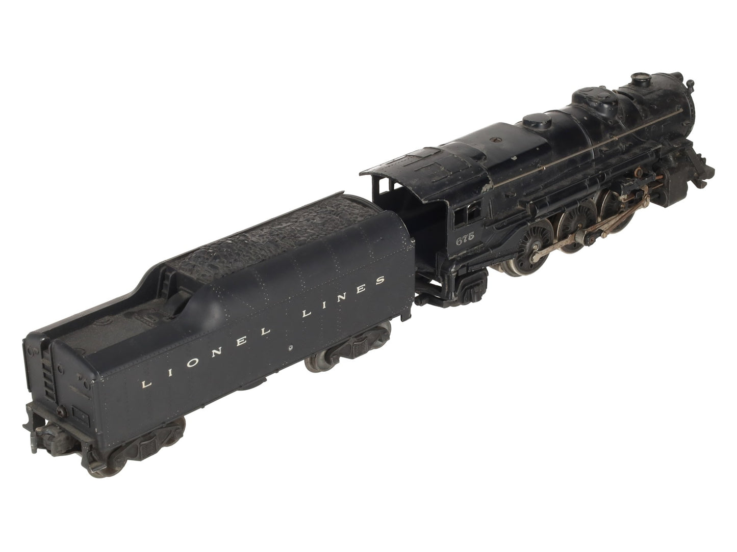 Lionel 675 Vintage O 2-6-4 K4 Pacific Diecast Steam Loco with 2046W Tender VG