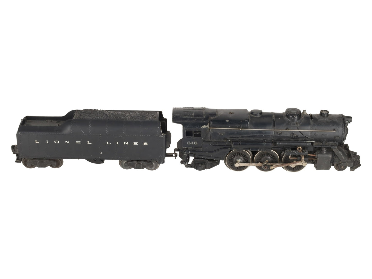 Lionel 675 Vintage O 2-6-4 K4 Pacific Diecast Steam Loco with 2046W Tender VG