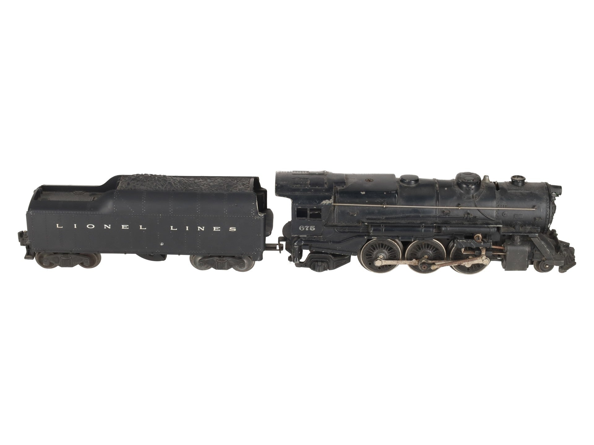 Lionel 675 Vintage O 2-6-4 K4 Pacific Diecast Steam Loco with 2046W Tender VG