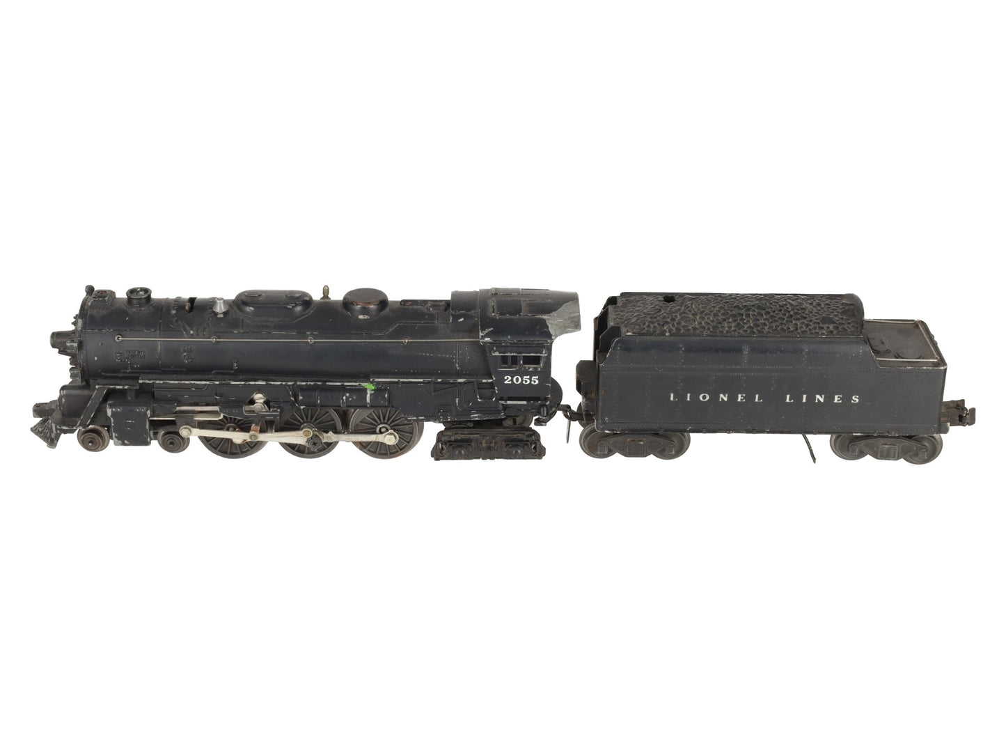 Lionel 2055 Vintage O 4-6-4 Hudson Steam Locomotive w/6466W Tender