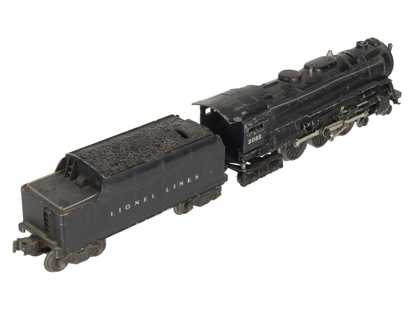 Lionel 2055 Vintage O 4-6-4 Hudson Steam Locomotive w/6466W Tender