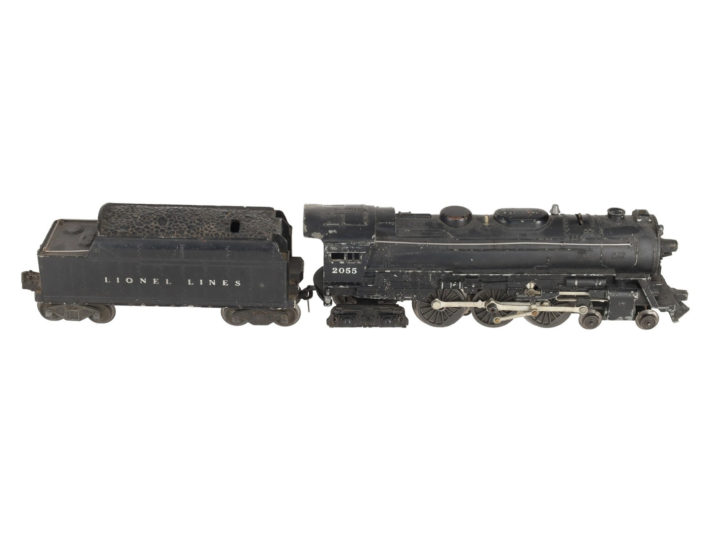 Lionel 2055 Vintage O 4-6-4 Hudson Steam Locomotive w/6466W Tender