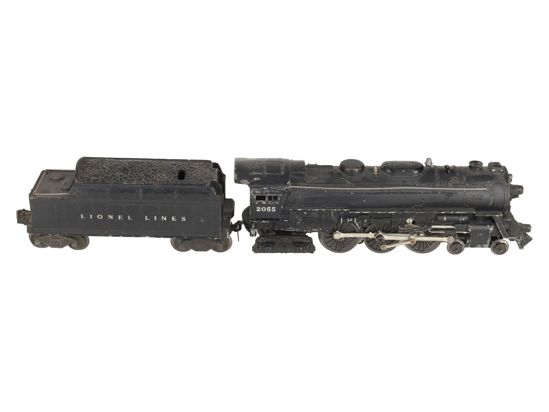 Lionel 2055 Vintage O 4-6-4 Hudson Steam Locomotive w/6466W Tender