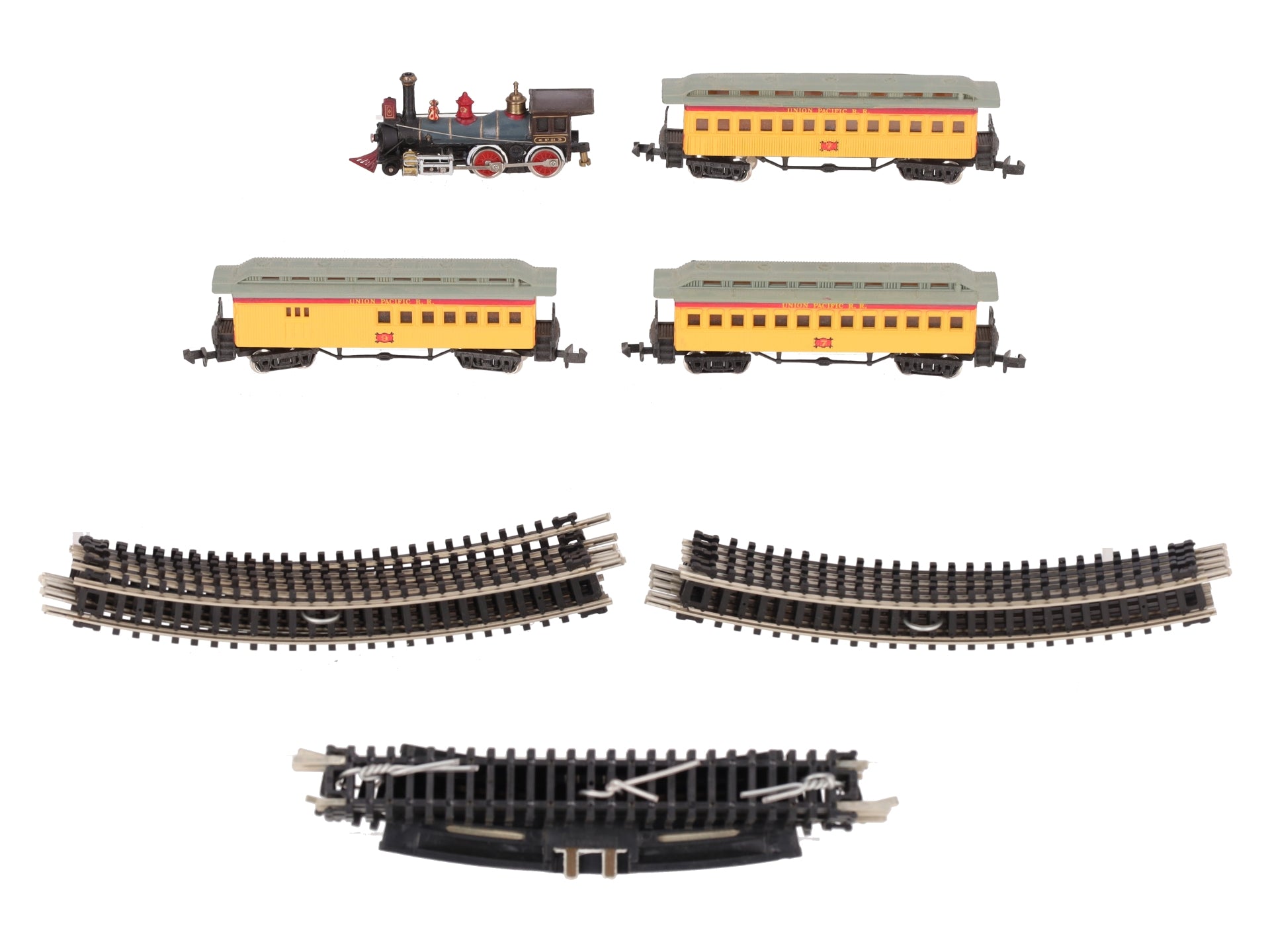 Bachmann 24405 N Gauge The American Steam Starter Train Set VG/Box
