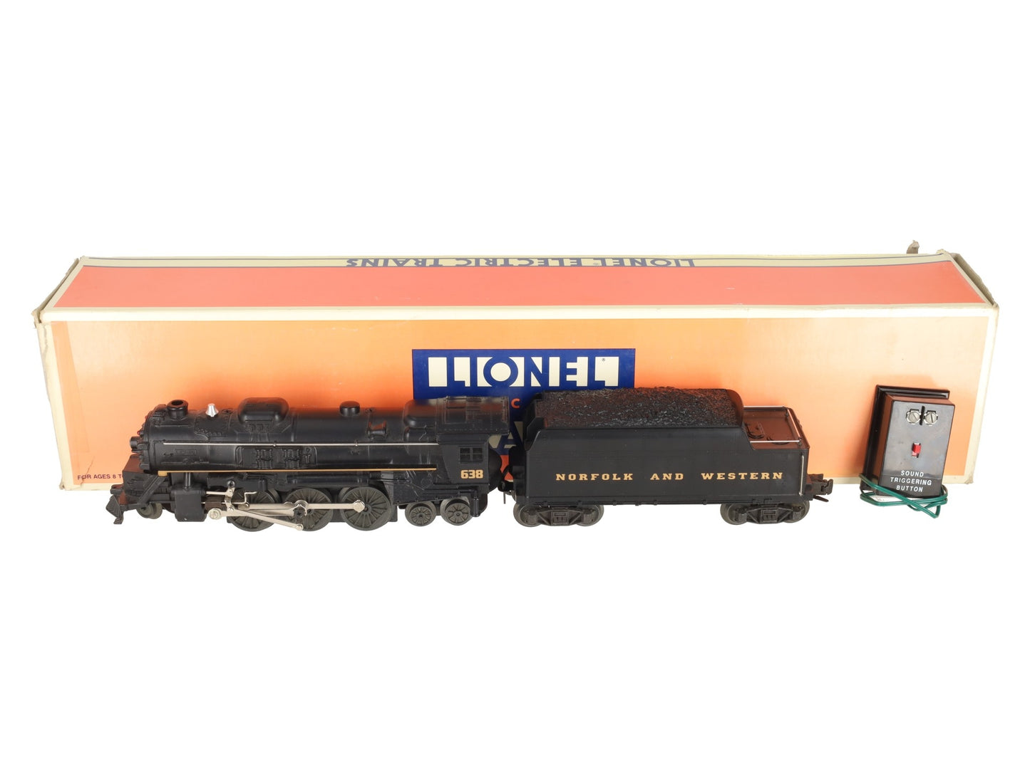 Lionel 6-18638 Norfolk & Western 2-6-4 Steam Loco & Tender #638 EX/Box