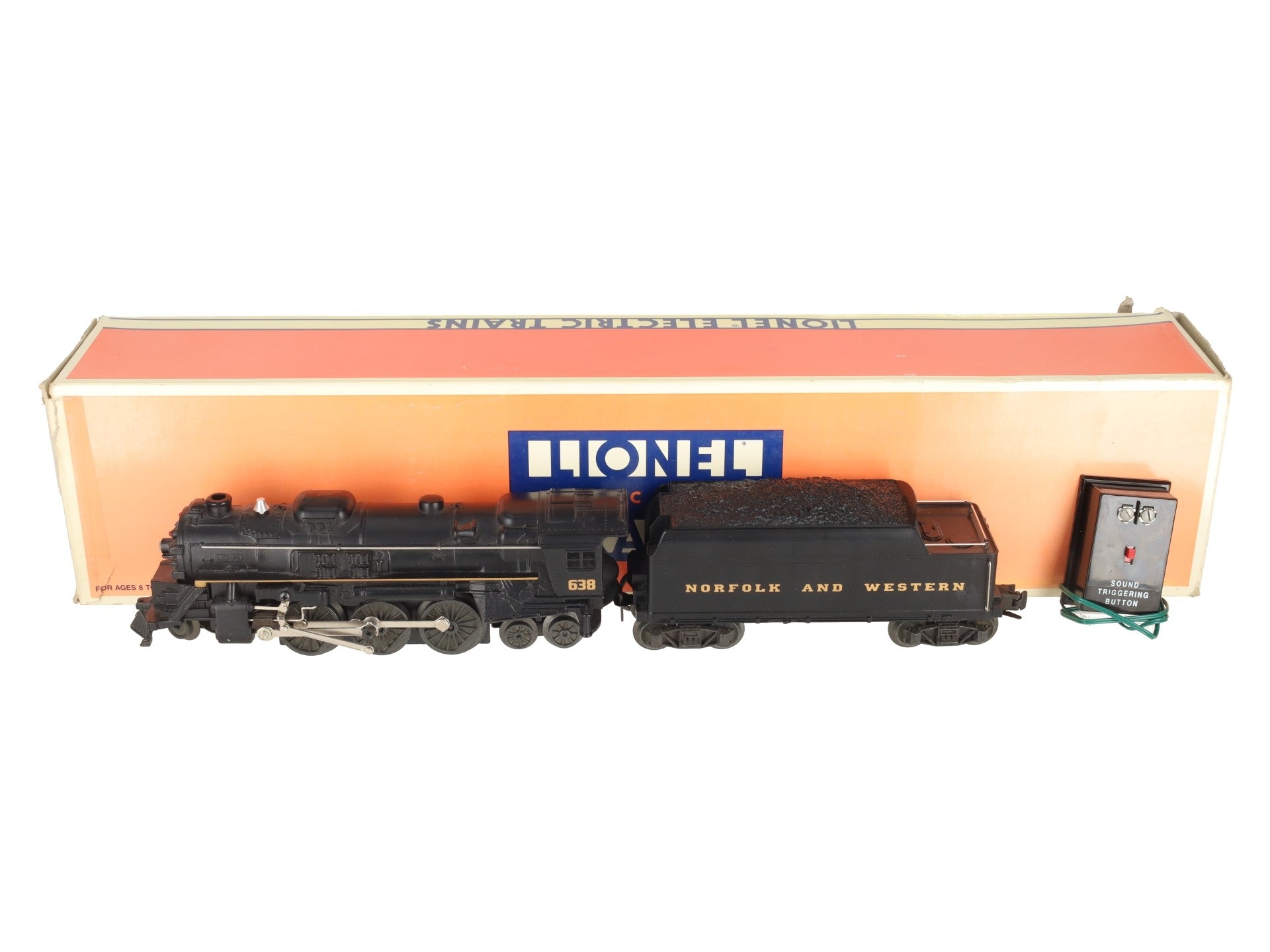 Lionel 6-18638 Norfolk & Western 2-6-4 Steam Loco & Tender #638 EX/Box