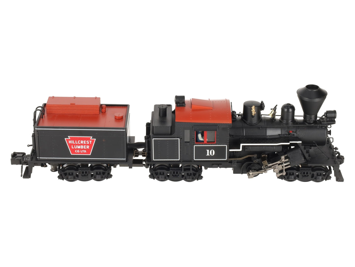 MTH 20-3039-1 O Gauge Hill Crest Lumber Co. Climax Logging Locomotive #10 w/PS2 EX/Box