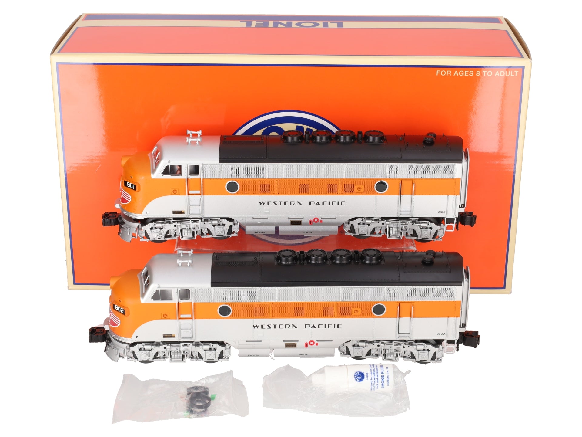 Lionel 6-14568 WP F3 AA Diesel Locomotive Set #801/802 LN/Box