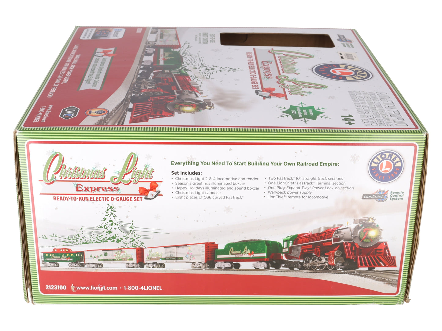 Lionel 2123100 Christmas Express LionChief O Gauge Train Set with Bluetooth