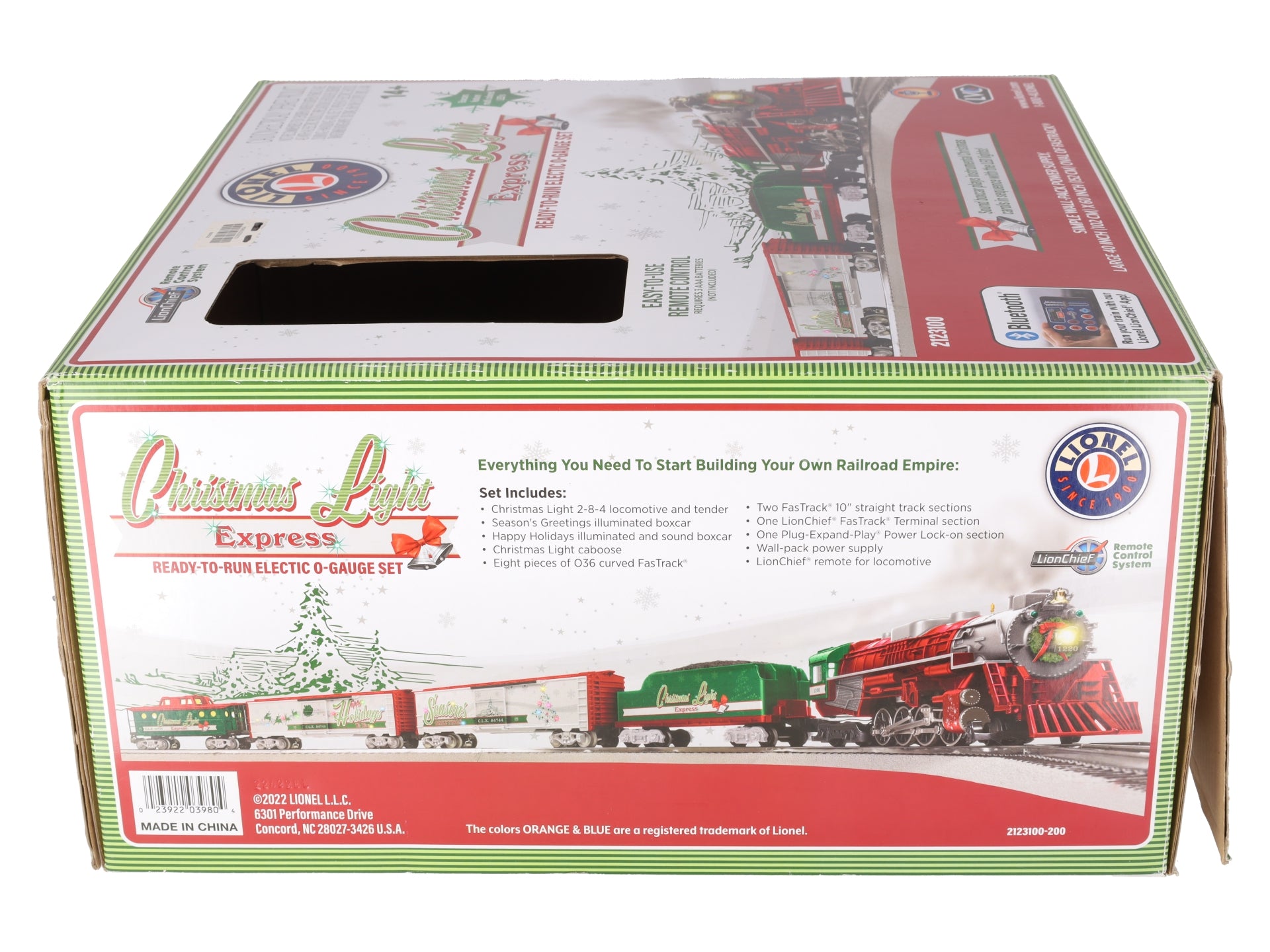 Lionel 2123100 Christmas Express LionChief O Gauge Train Set with Bluetooth