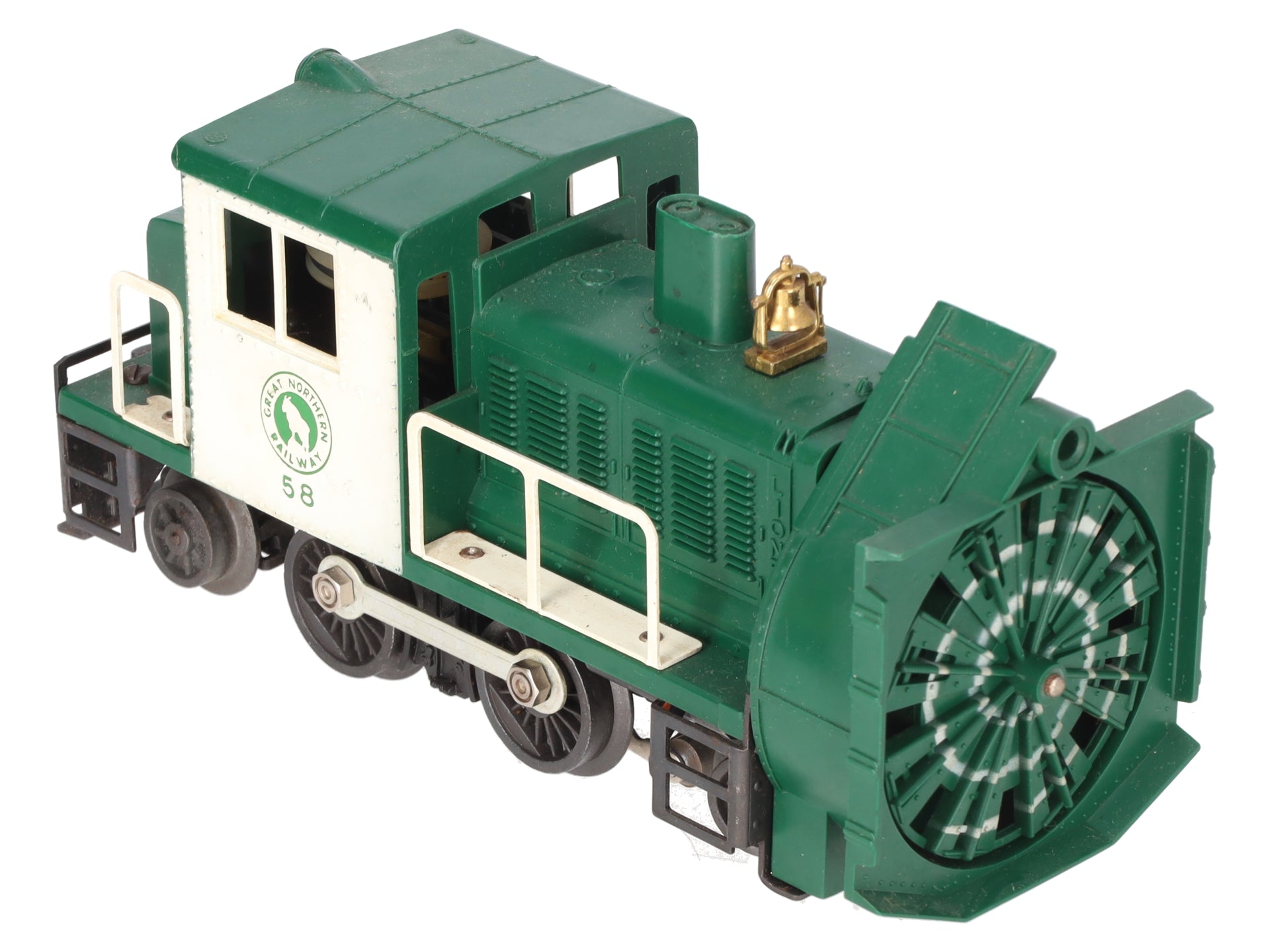 Lionel 58 Vintage O Great Northern Rotary Snow Plow EX