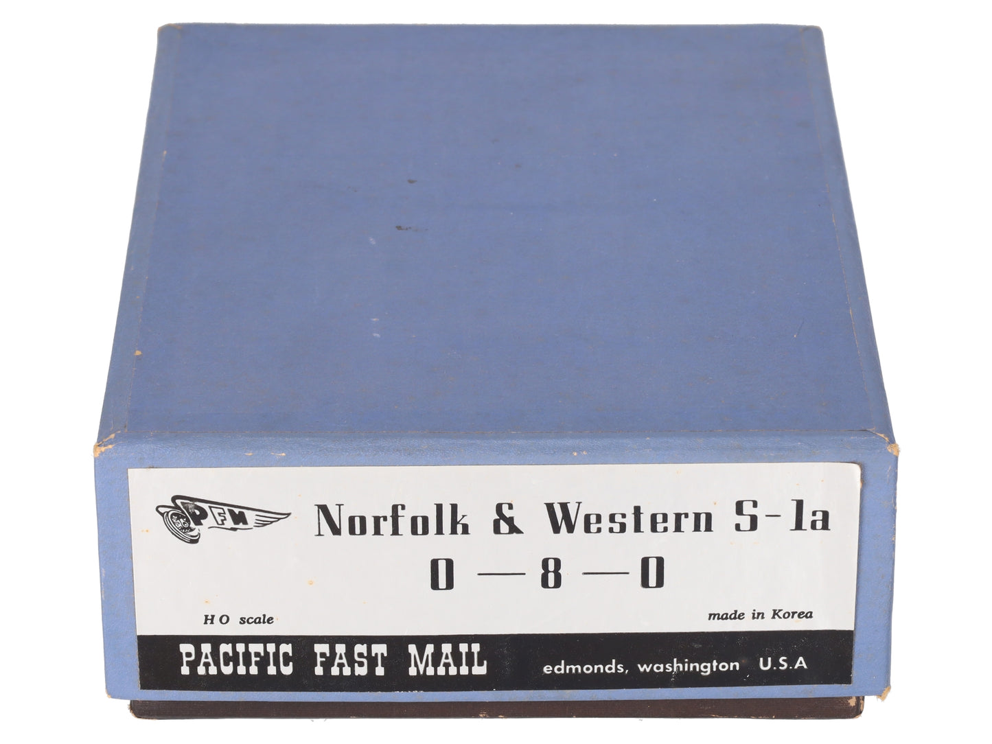 PFM HO BRASS Norfolk & Western 0-8-0 S-1a Steam Locomotive & Tender - Unpainted EX/Box