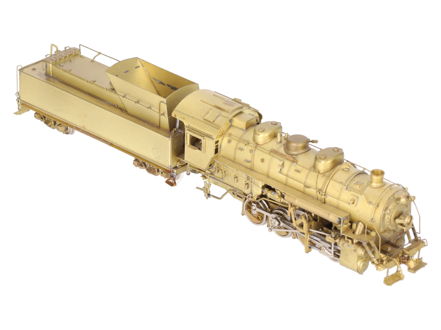 PFM HO BRASS Norfolk & Western 0-8-0 S-1a Steam Locomotive & Tender - Unpainted EX/Box