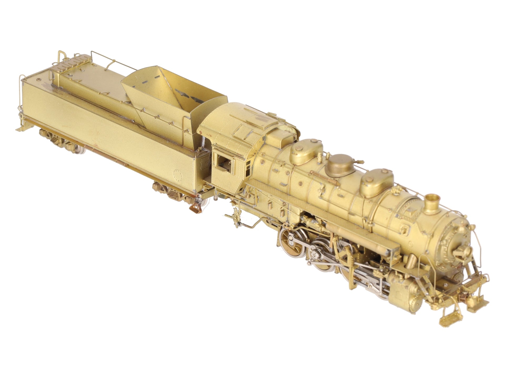 PFM HO BRASS Norfolk & Western 0-8-0 S-1a Steam Locomotive & Tender - Unpainted EX/Box