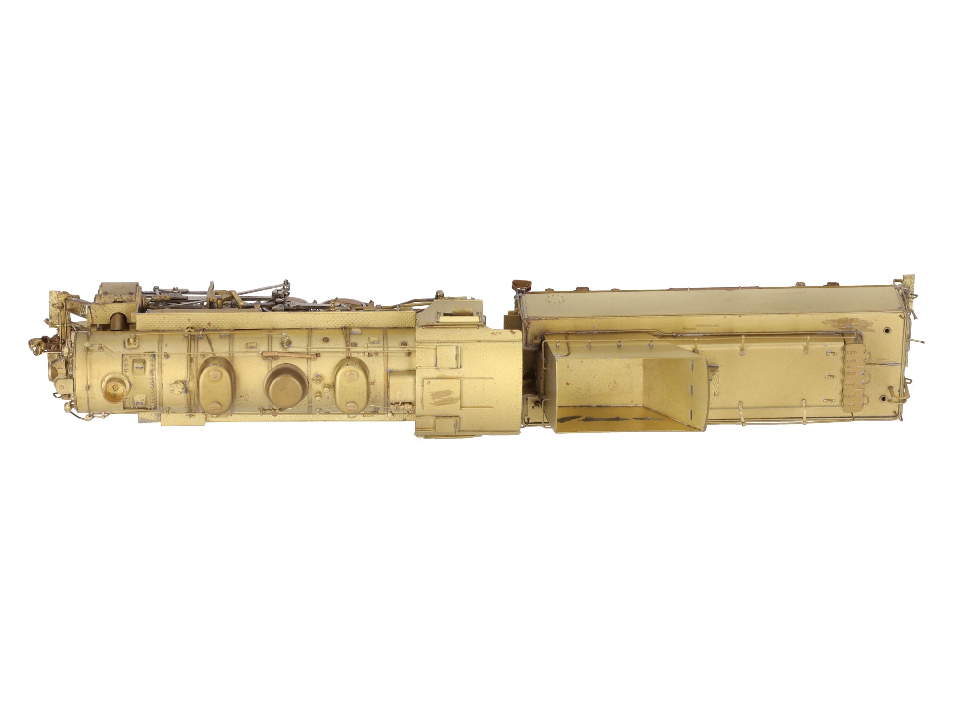 PFM HO BRASS Norfolk & Western 0-8-0 S-1a Steam Locomotive & Tender - Unpainted EX/Box
