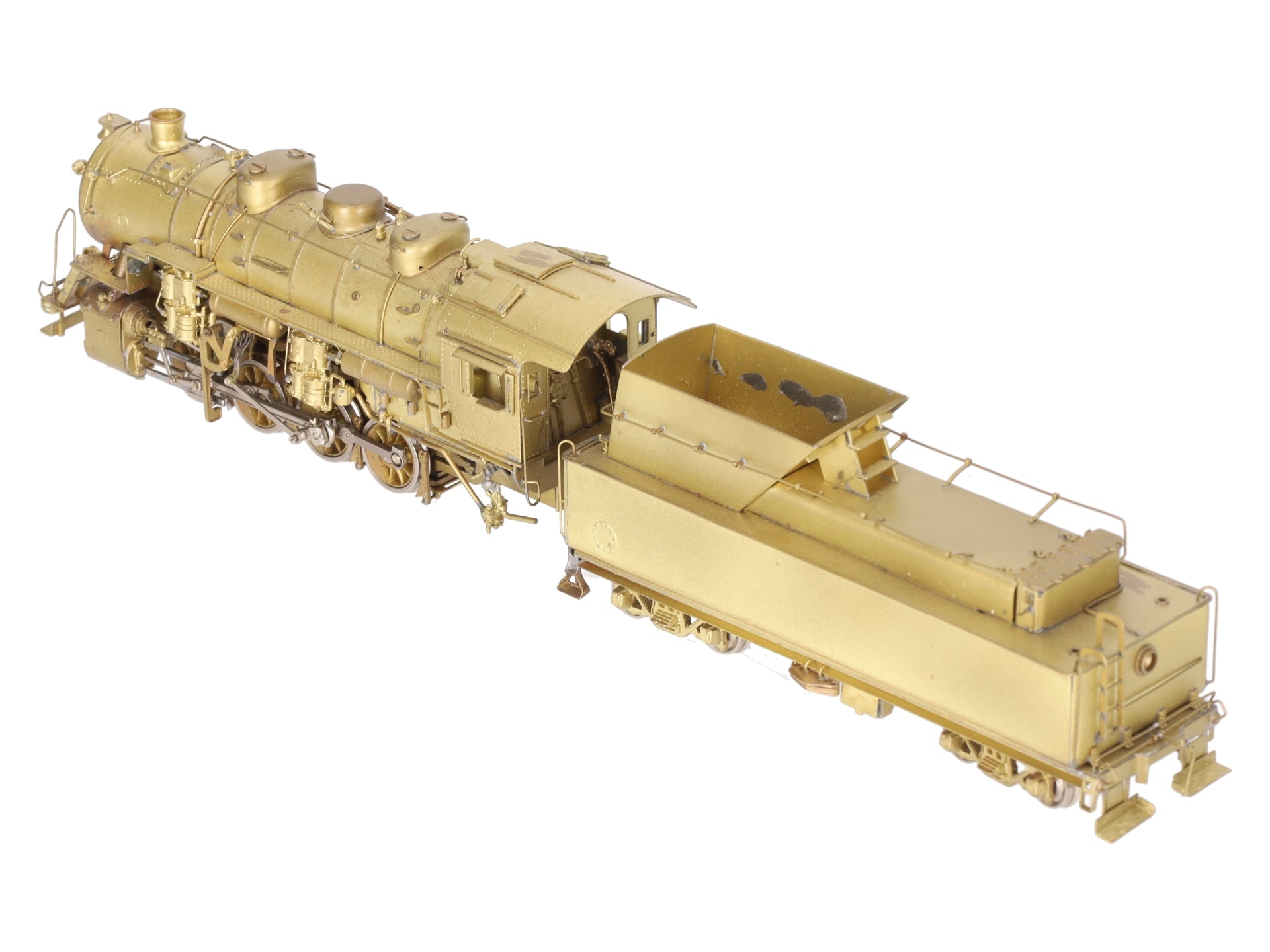 PFM HO BRASS Norfolk & Western 0-8-0 S-1a Steam Locomotive & Tender - Unpainted EX/Box