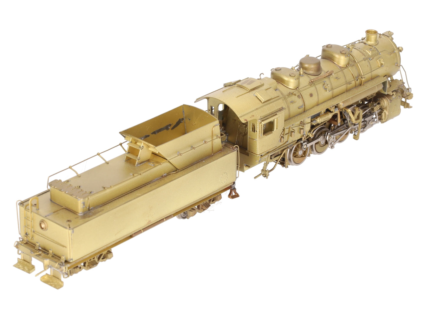 PFM HO BRASS Norfolk & Western 0-8-0 S-1a Steam Locomotive & Tender - Unpainted EX/Box