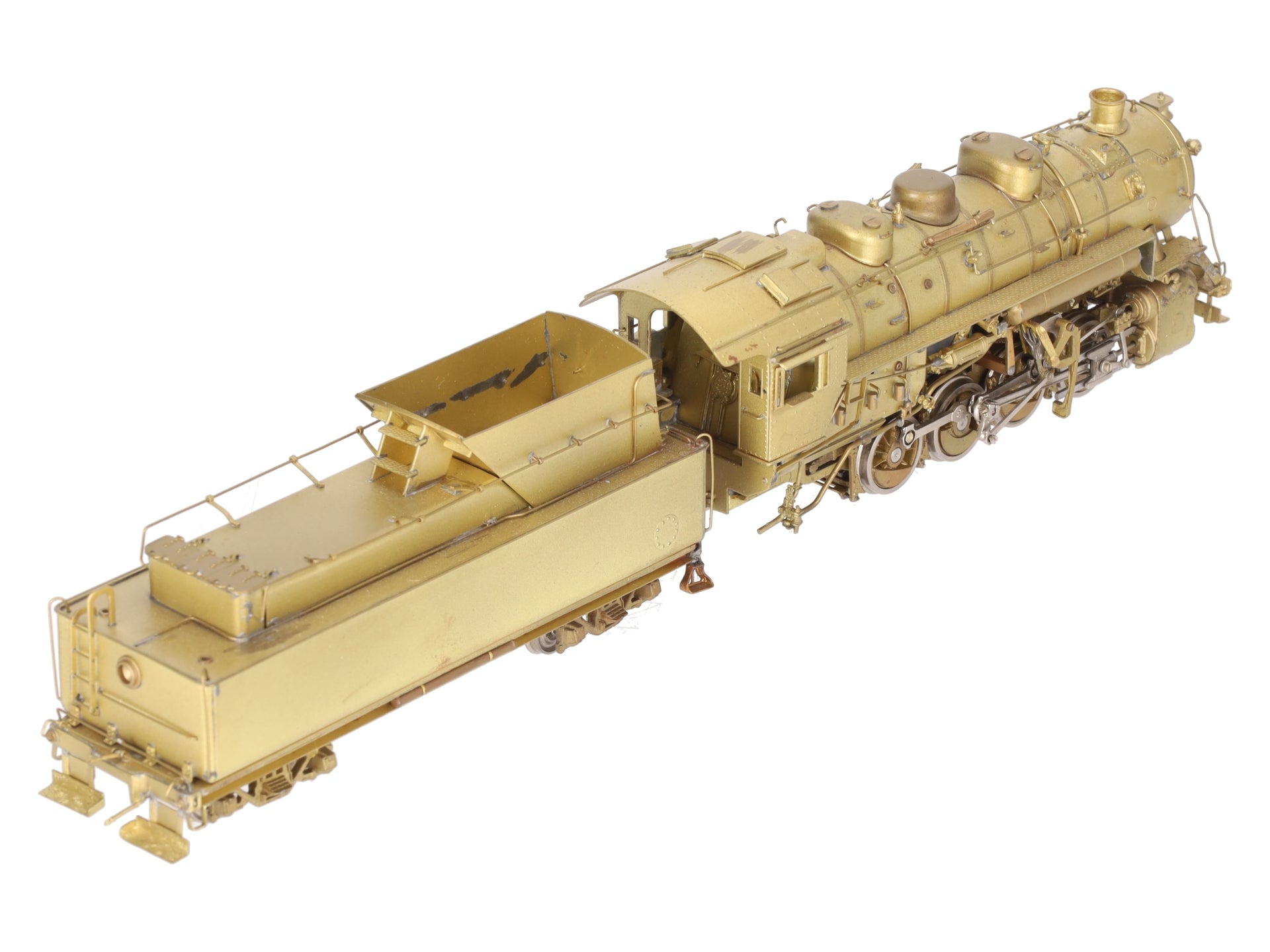 PFM HO BRASS Norfolk & Western 0-8-0 S-1a Steam Locomotive & Tender - Unpainted EX/Box