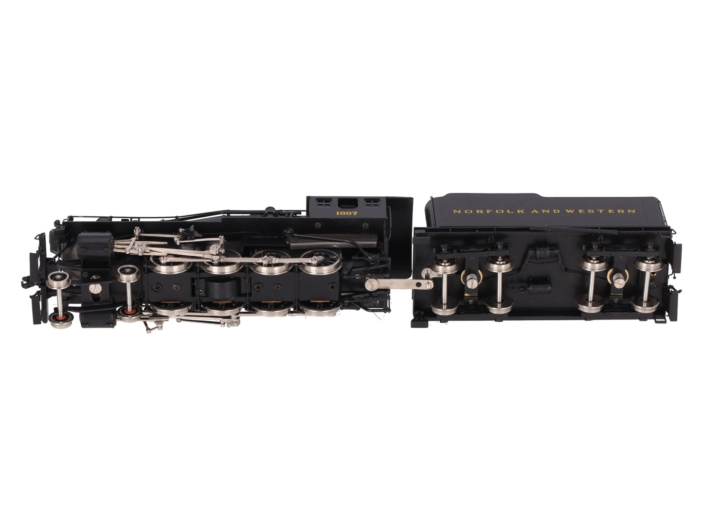 Sunset Models HO BRASS N&W 4-8-0 Class M-1 Steam Locomotive & Tender - Painted EX/Box