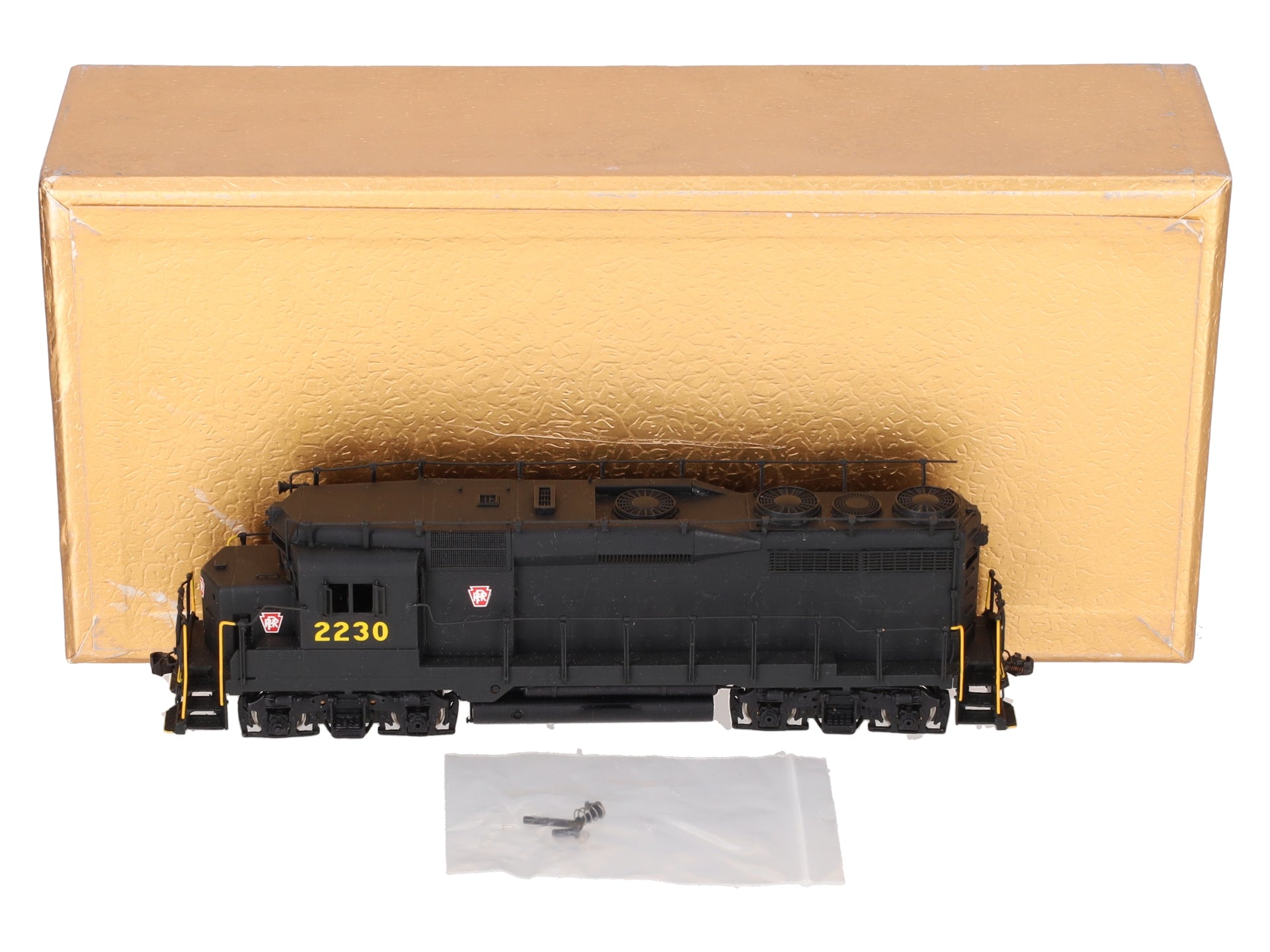 Oriental Limited Brass HO Pennsylvania Railroad EMD GP30 2250HP Low Hood #2230 EX/Box