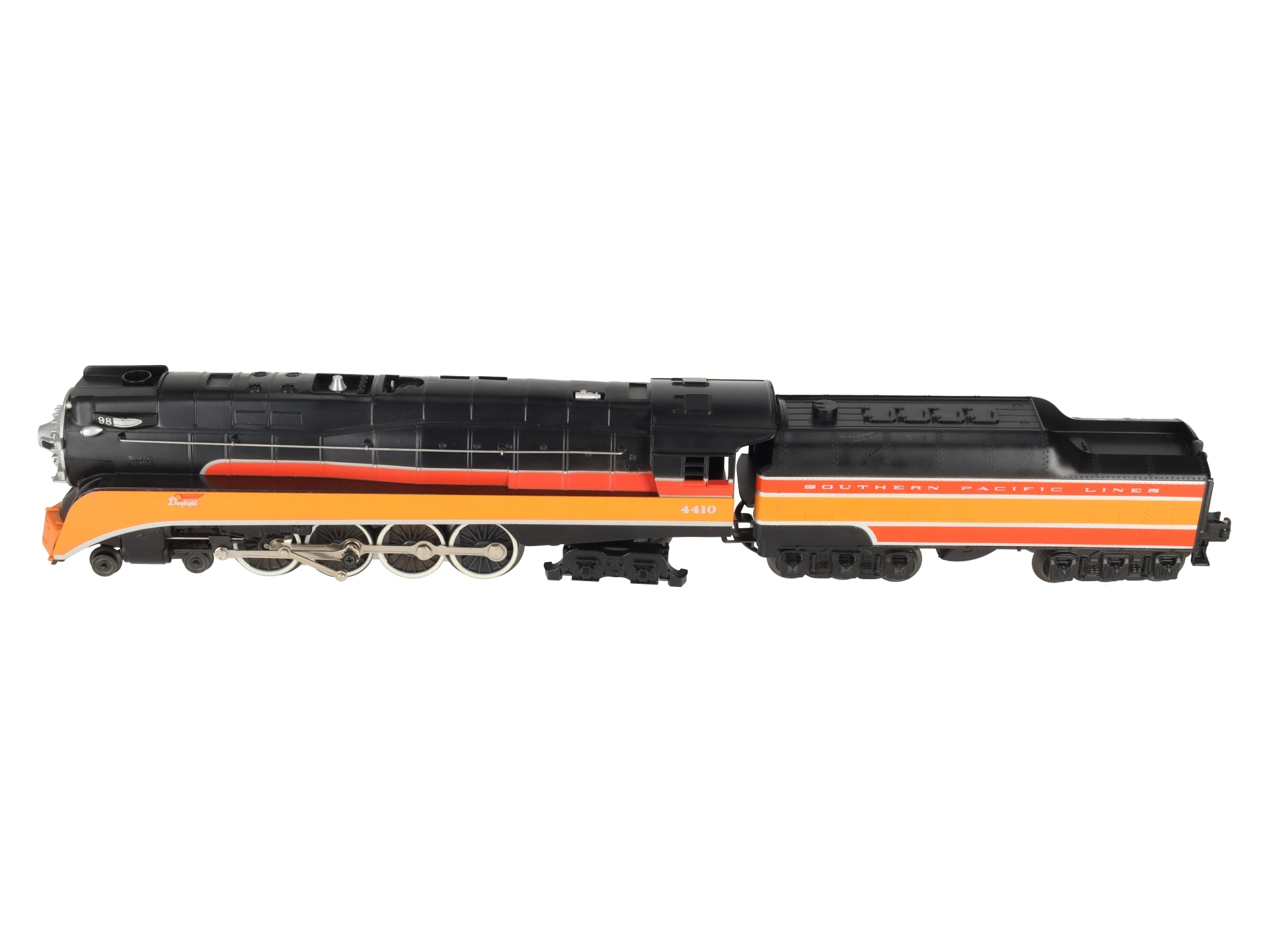 Lionel 6-18007 O Gauge SP Daylight 4-8-4 Steam Locomotive & Tender #4410 w/RS EX/Box