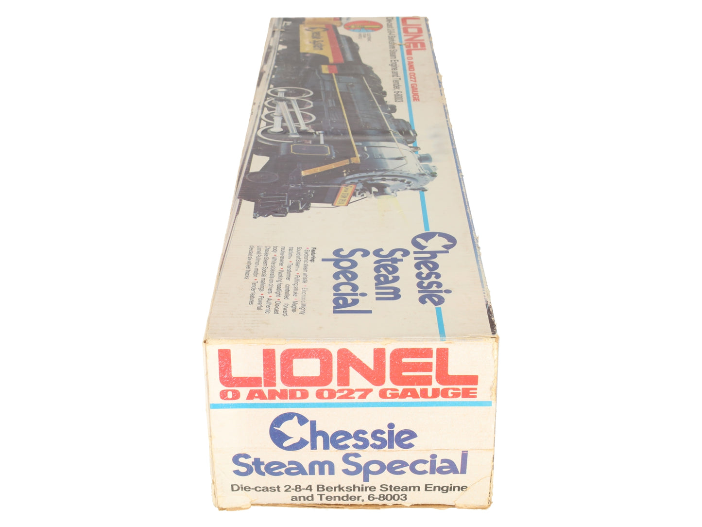 Lionel 6-8003 O Gauge Chessie 2-8-4 Berkshire Steam Locomotive & Tender #8003 EX/Box