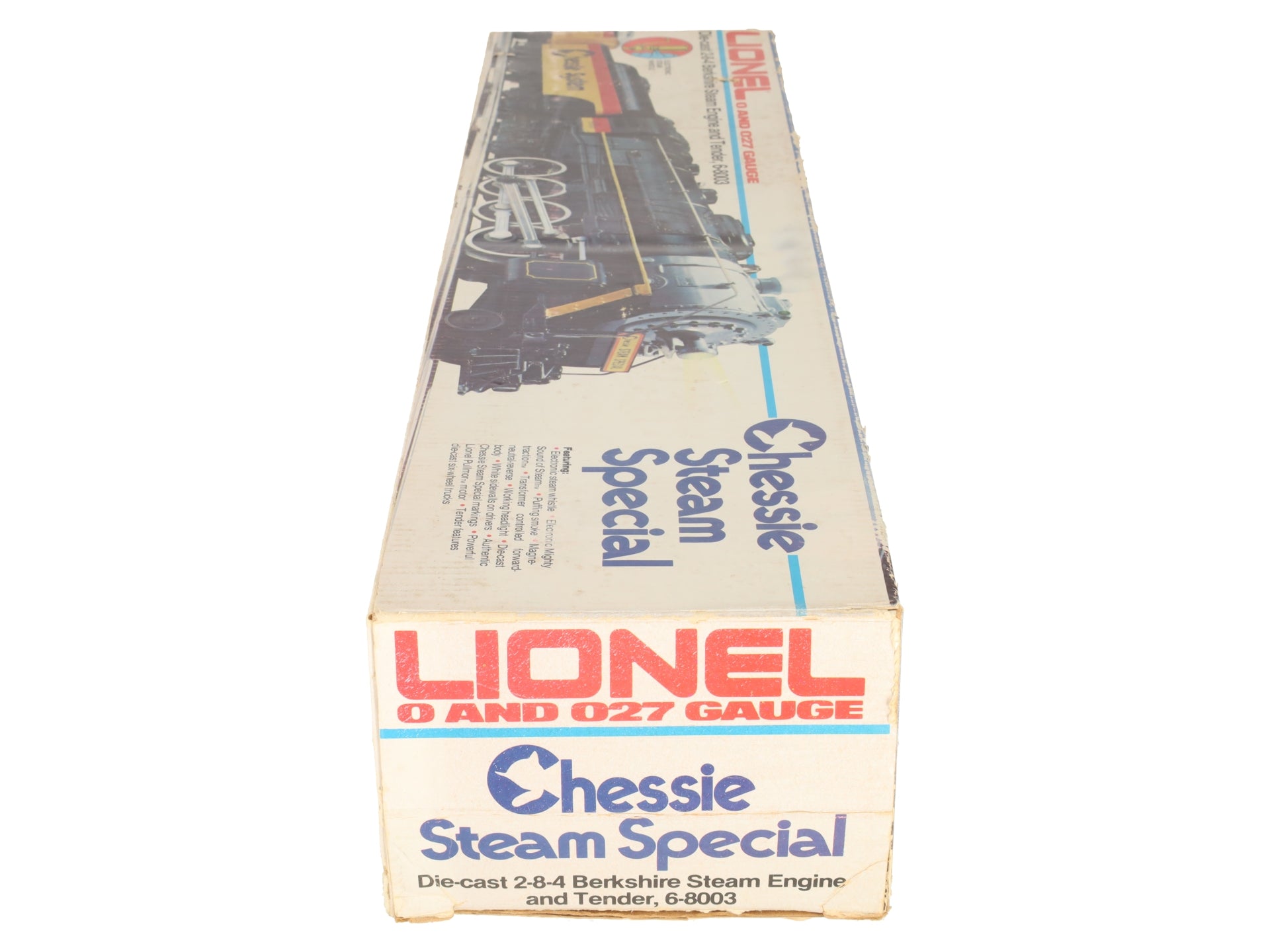 Lionel 6-8003 O Gauge Chessie 2-8-4 Berkshire Steam Locomotive & Tender #8003 EX/Box