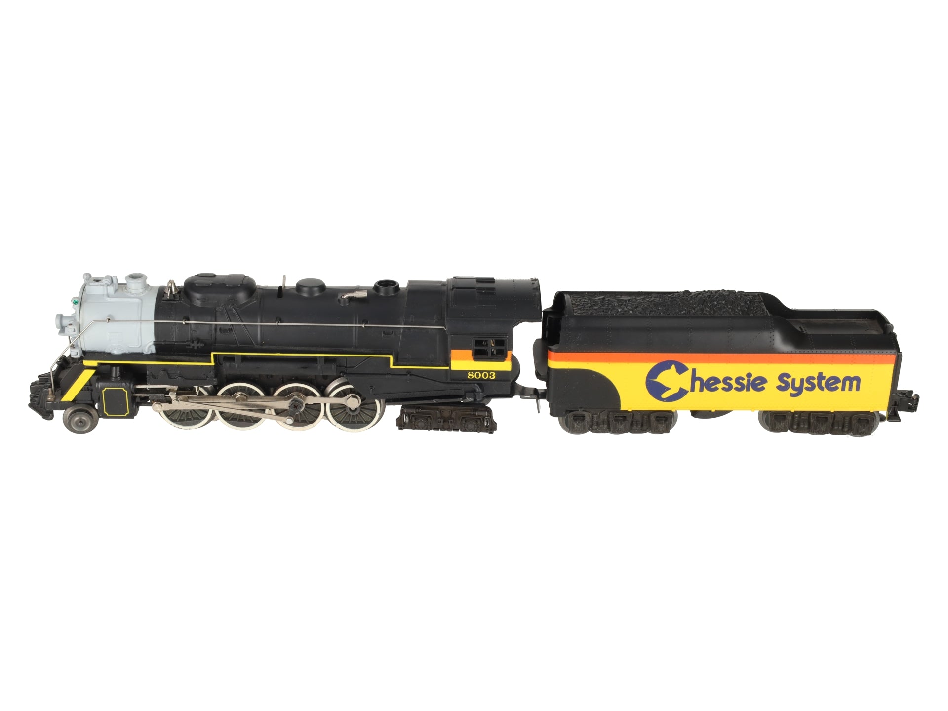 Lionel 6-8003 O Gauge Chessie 2-8-4 Berkshire Steam Locomotive & Tender #8003 EX/Box