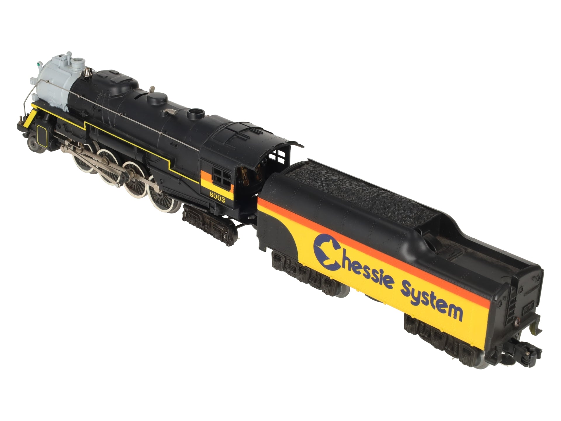 Lionel 6-8003 O Gauge Chessie 2-8-4 Berkshire Steam Locomotive & Tender #8003 EX/Box