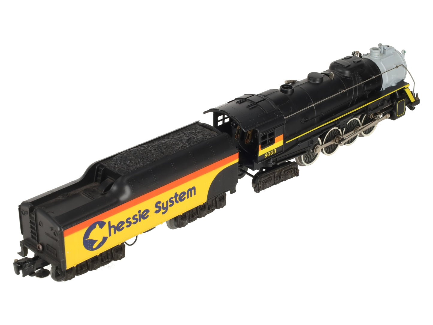 Lionel 6-8003 O Gauge Chessie 2-8-4 Berkshire Steam Locomotive & Tender #8003 EX/Box