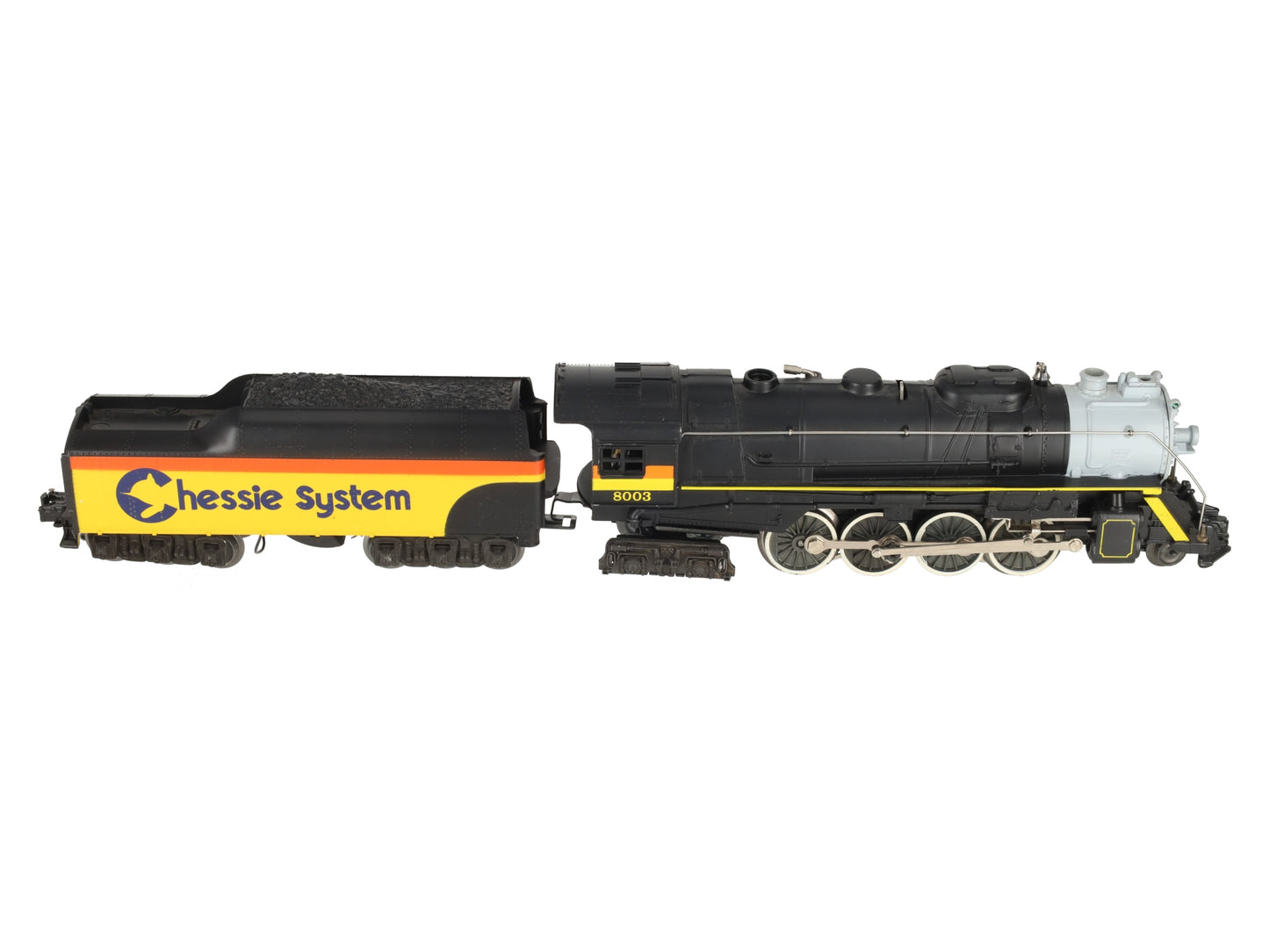 Lionel 6-8003 O Gauge Chessie 2-8-4 Berkshire Steam Locomotive & Tender #8003 EX/Box