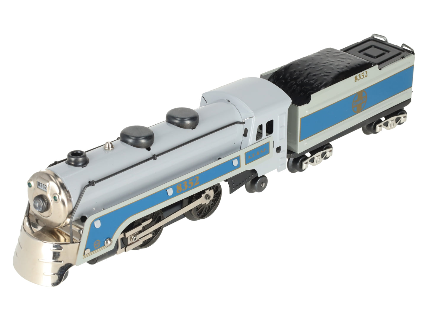 Marx 8352 O Gauge Sante Fe Steam Locomotive w/ Coal Tender #8352 EX/Box