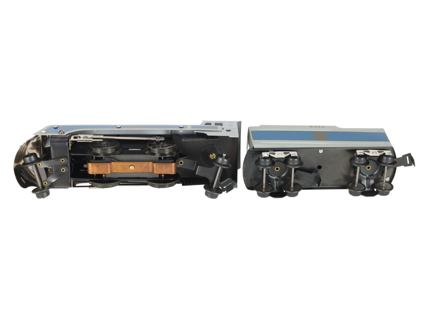 Marx 8352 O Gauge Sante Fe Steam Locomotive w/ Coal Tender #8352 EX/Box